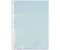 Файл А4 перфорированный цветной Index, 55 мкм, текстурированный, матовый, прозрачно-голубой