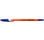 Ручка шариковая Brauberg X-333 Orange, корпус оранжевый, стержень синий