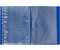Папка пластиковая на 10 файлов «Стамм.», толщина пластика 0,5 мм, синяя