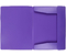 Папка пластиковая на резинке Economix, толщина пластика 0,5 мм, фиолетовая