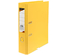 Папка-регистратор inФормат с двусторонним ПВХ-покрытием, корешок 75 мм, желтый