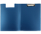 Планшет с крышкой Index, толщина 0,7 мм, темно-синий