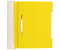 Папка-скоросшиватель пластиковая А4 «Бюрократ» Economy, толщина пластика 0,10 мм, желтая