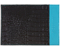 Обложка для паспорта «Кинг» 4334, 95*135 мм, рифленая черная с бирюзовым 