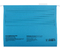 Папка подвесная для картотек Economix, 310*240 мм, 345 мм, синяя