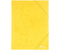 Папка картонная на резинке Forpus, плотность картона 400 г/м2, желтая