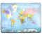 Подложка настольная Durable 7211, 40*52 см, «Карта мира»