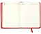 Ежедневник недатированный Kanzberg Premium Collection, 110*145 мм, 152 л., красный