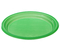 Тарелка одноразовая пластиковая, плоская, диаметр 20,5 см, зеленая