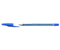 Ручка шариковая одноразовая Sponsor SBP101, корпус прозрачный, стержень синий