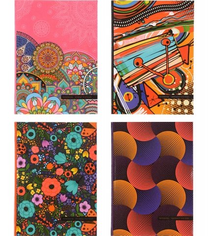 Блокнот Notebook Ethnic Pattern, 148*205 мм, 80 л., клетка, ассорти Блокнот Notebook Ethnic Pattern, 148*205 мм, 80 л., клетка, ассорти