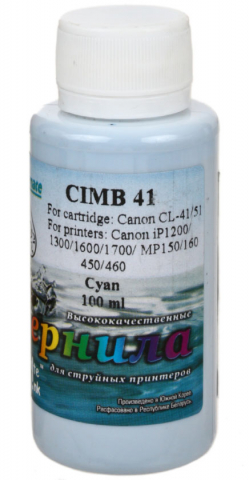 Чернила WI Canon CIMB 41-CL-41/51/52 (водорастворимые) 100 мл, синие