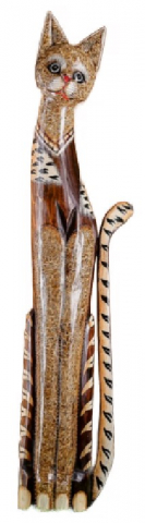 Сувенир деревянный «Сима-Ленд» 100×20×6 см, «Кошка»