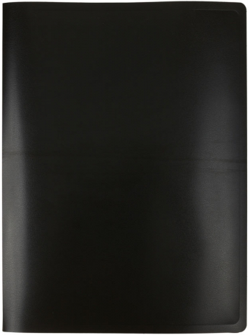 Папка-скоросшиватель пластиковая с пружиной Buro толщина пластика 0,4 мм, черная