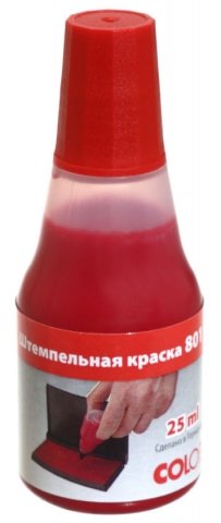 Краска штемпельная Colop-801 25 мл, красная