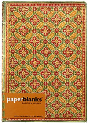 Книжка записная Paperblanks Parisian Mosaic, 130*180 мм, 72 л., линия, «Мозаика» Книжка записная Paperblanks Parisian Mosaic, 130*180 мм, 72 л., линия, «Мозаика»
