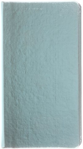 Книжка записная Crystal Collection 100×181 мм, 96 л., «Голубой лед»