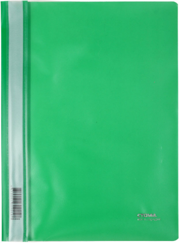 Папка-скоросшиватель пластиковая А4 «Стамм.» толщина пластика 0,18 мм, зеленая