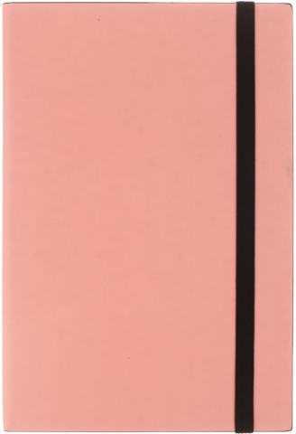 Ежедневник недатированный Berlingo Instinct 143×210 мм, 136 л., черный/фламинго