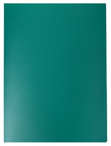 Папка пластиковая с боковым зажимом Lite толщина пластика 0,5 мм, зеленая