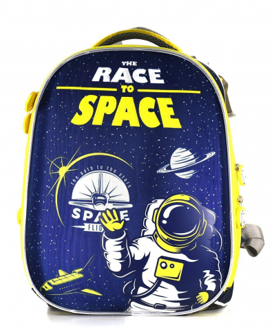 Рюкзак школьный Schoolformat Ergonomic+ 17L 300×380×180 мм, Race to Space