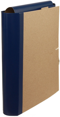 Папка архивная на завязках Attache ширина корешка 80 мм, 230×310×80 мм, синий