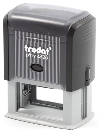 Автоматическая оснастка Trodat 4928 для клише штампа 60×33 мм, корпус черный