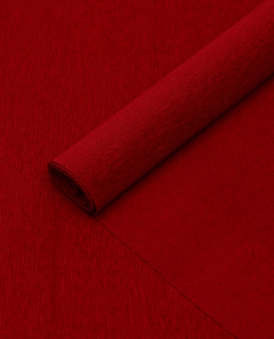 Бумага гофрированная Cartotecnica Rossi бордово-красная (№364)
