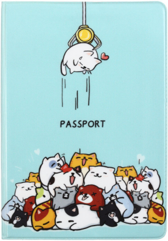 Обложка для паспорта Meshu 92×134 мм, Meow Prize