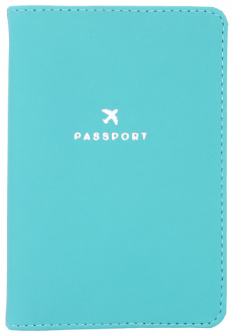 Обложка для паспорта OfficeSpace Journey 95×135 мм, бирюзовая