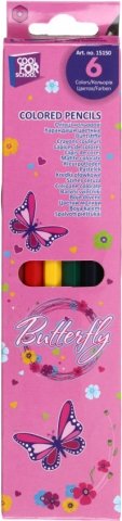 Карандаши цветные Fairy, 6 цветов, длина 175 мм Карандаши цветные Fairy, 6 цветов, длина 175 мм