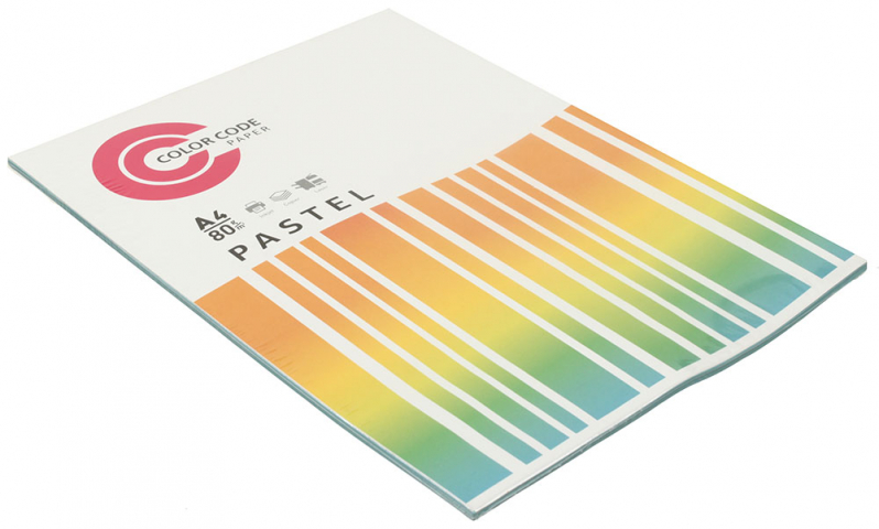 Бумага офисная цветная Color Code Pastel А4 (210×297 мм), 80 г/м², 50 л., голубая