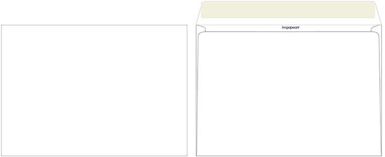Конверт почтовый 229×324 мм (С4) силикон, чистый