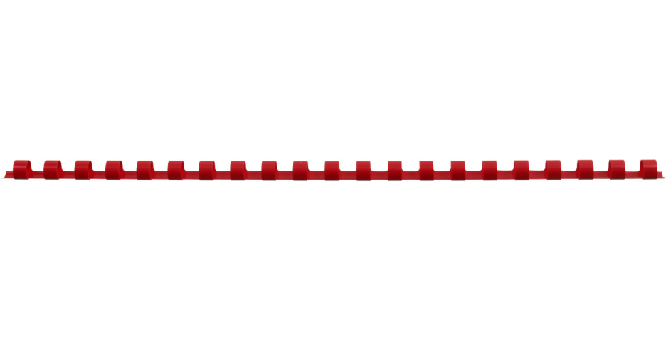 Пружина пластиковая OfficeSpace (8) 8 мм, красная