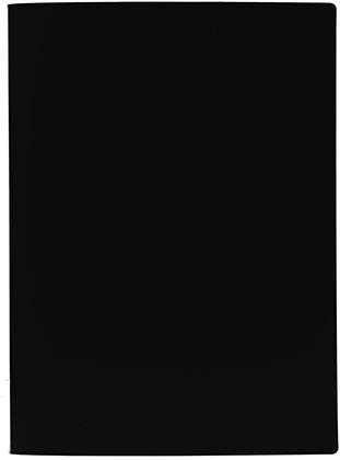 Папка пластиковая на 30 файлов Lite толщина пластика 0,5 мм, черная