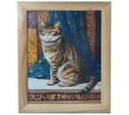 Картина «Кот» №2607 (Джонс А.С.), 17×24 см, холст, масло Картина «Кот» №2607 (Джонс А.С.), 17×24 см, холст, масло