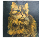Картина «Опасность» (Стратович В.В.), 20×20 см, холст, масло Картина «Опасность» (Стратович В.В.), 20×20 см, холст, масло