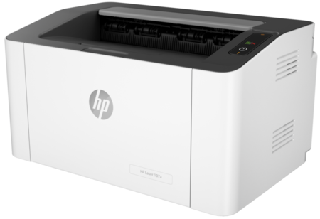 Принтер лазерный HP Laser 107a (4ZB77A), A4, лазерная черно-белая печать 1200*1200 dpi, USB Type-B
