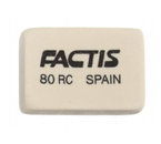 Ластик Factis 80 RC, 23×20×6 мм, белый