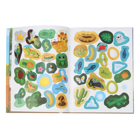 Книга с наклейками «Умка», 160*215 мм, 8 л., «Наклейки малышам», ассорти