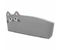 Пенал однокамерный мягкий «Юнландия Юниор», 200*90 мм, Gray Kitty