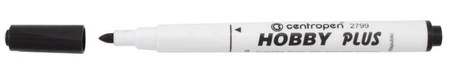 Маркер перманентный Centropen Hobby plus 2799, черный Маркер перманентный Centropen Hobby plus 2799, черный