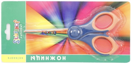 Ножницы канцелярские Colorful, 155 мм, цветные с рисунком