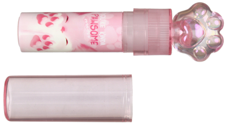 Ластик Meshu Crystal Paw в ластиковом футляре, 90*25*20 мм, розовый