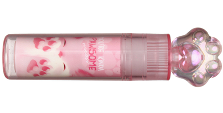 Ластик Meshu Crystal Paw в ластиковом футляре, 90*25*20 мм, розовый