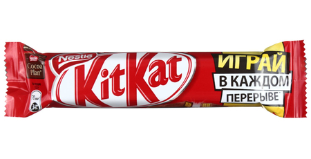 Батончик шоколадный KitKat, 40 г, с хрустящей вафлей (дизайн упаковки - ассорти (цена за 1 шт.)