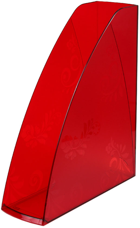Лоток вертикальный «Русская серия. Комус», 290*240*85 мм, рубиновый (красный)