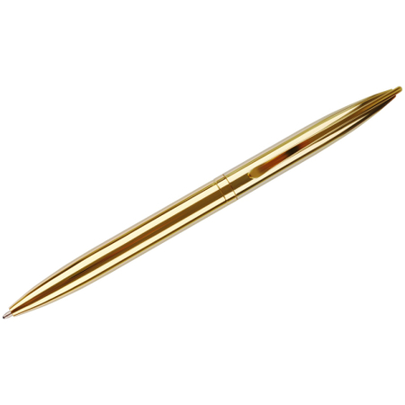 Ручка подарочная шариковая автоматическая Meshu Gold, корпус золотистый, стержень синий Ручка подарочная шариковая автоматическая Meshu Gold, корпус золотистый, стержень синий