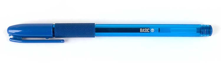 Ручка гелевая Basic, корпус матовый, стержень синий