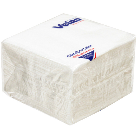 Салфетки сервировочные Veiro, 24*24 см, 100 шт., белые
